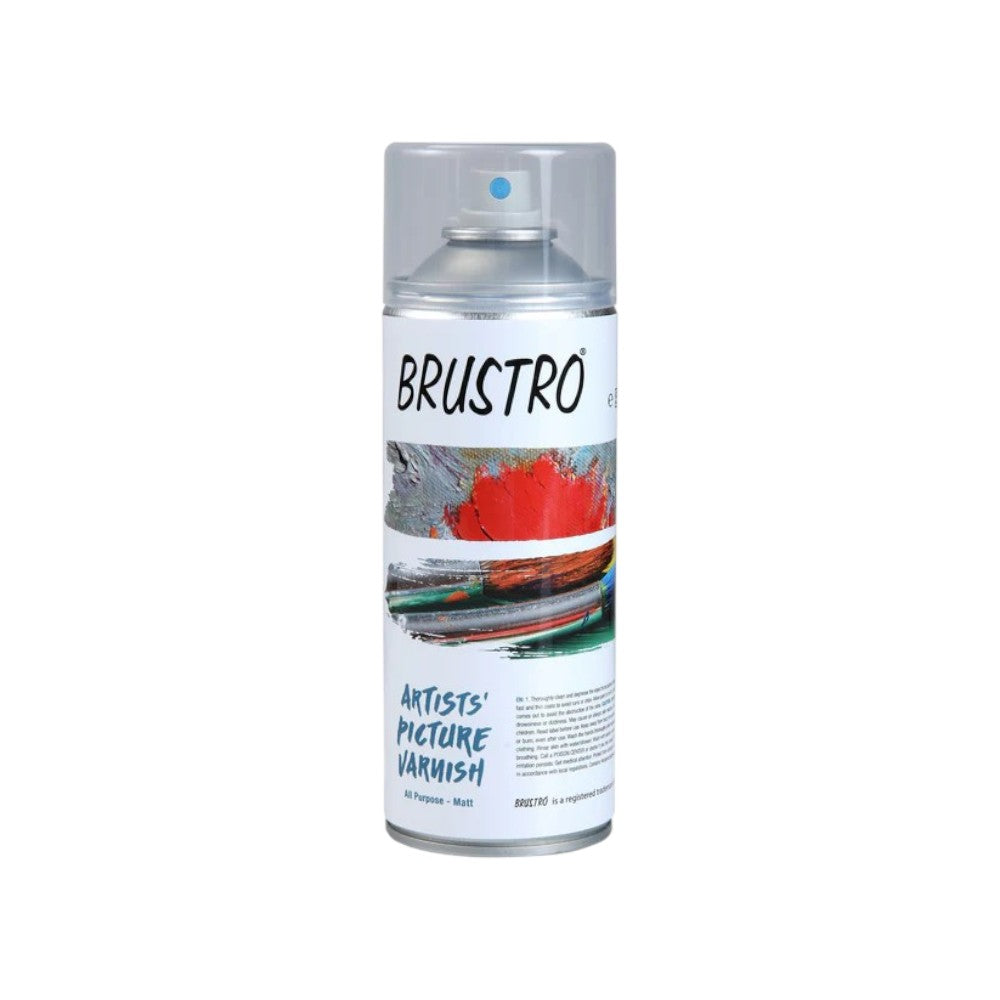 Brustro Matte Varnish Spray 400ml – Non-Reflective Finish
